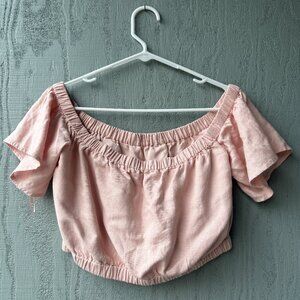 Abercrombie pink top NWOT